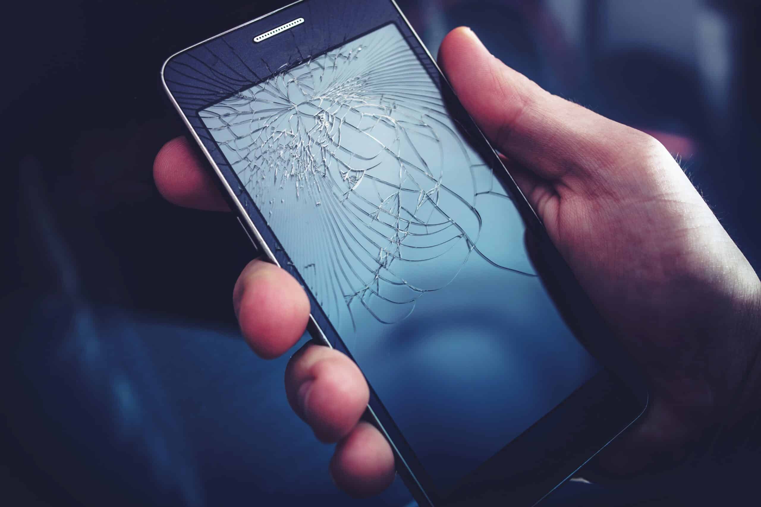 Broken Smartphone Display